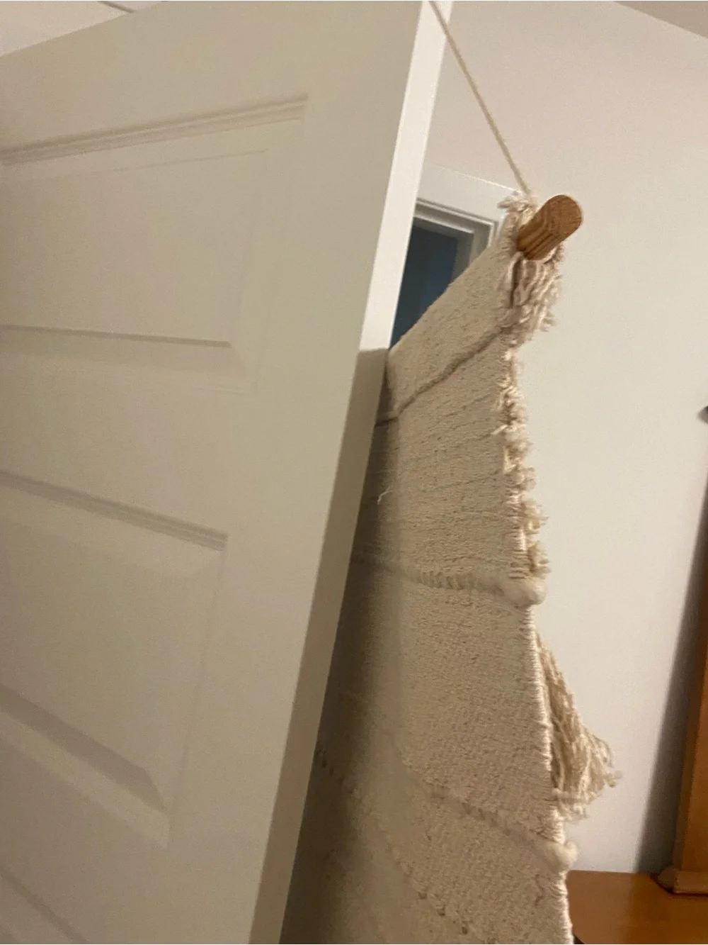 Neutral Cream Macramé Wall Hanging — Handmade Boho Wall Decor